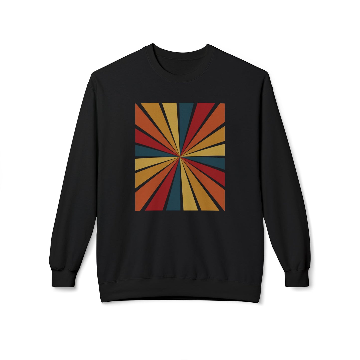 Cool Pattern Fleece Sweatshirt
