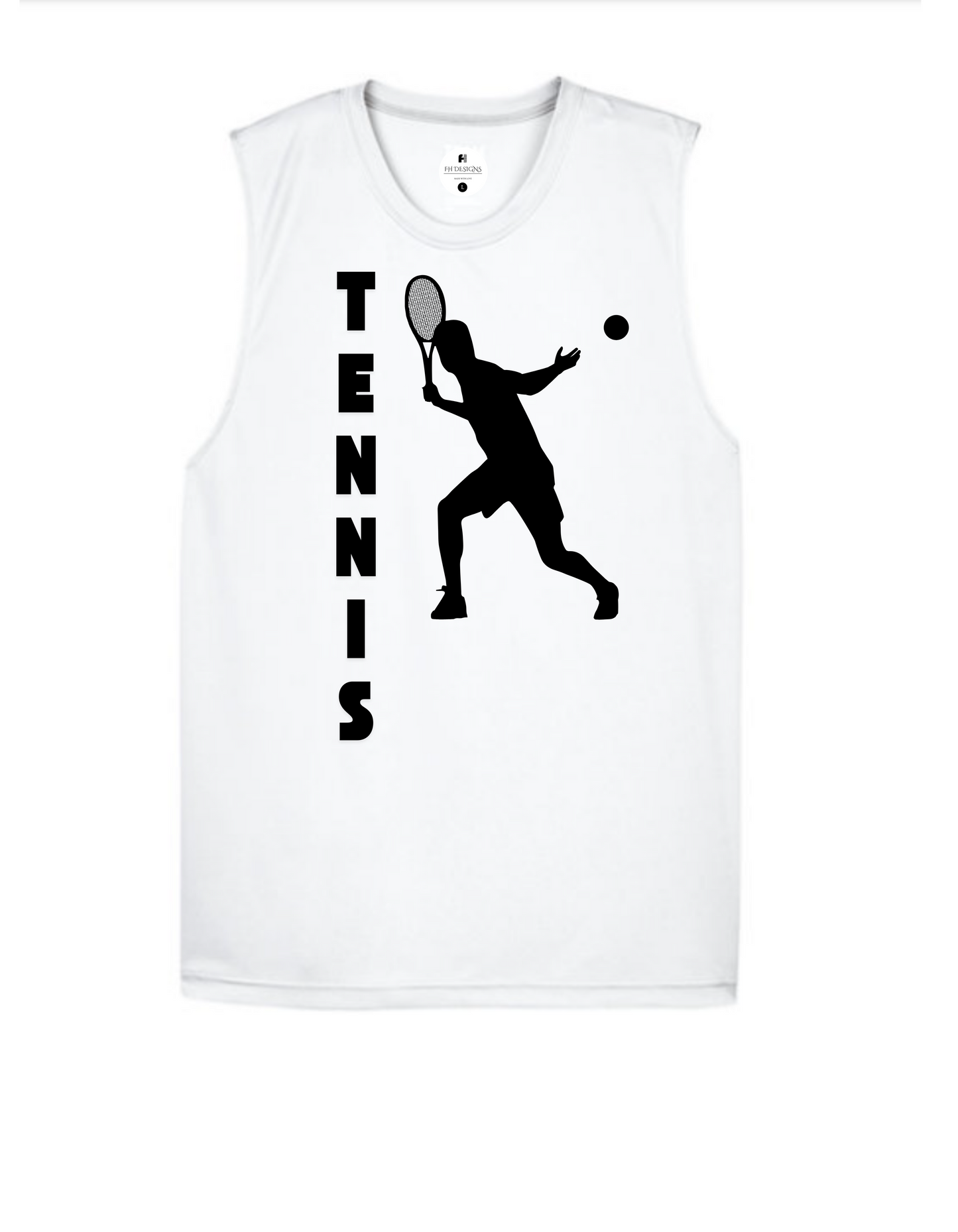 Tennis And I Muscle Tee