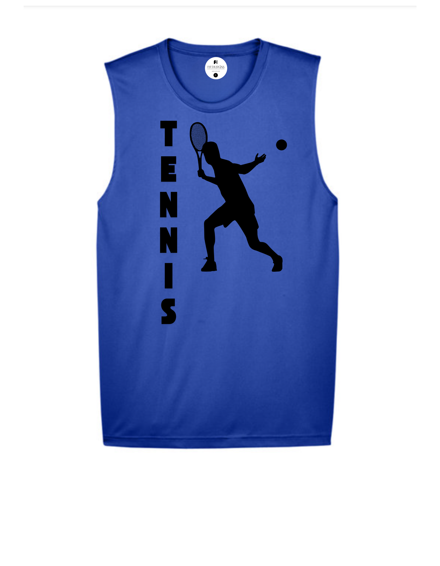 Tennis And I Muscle Tee