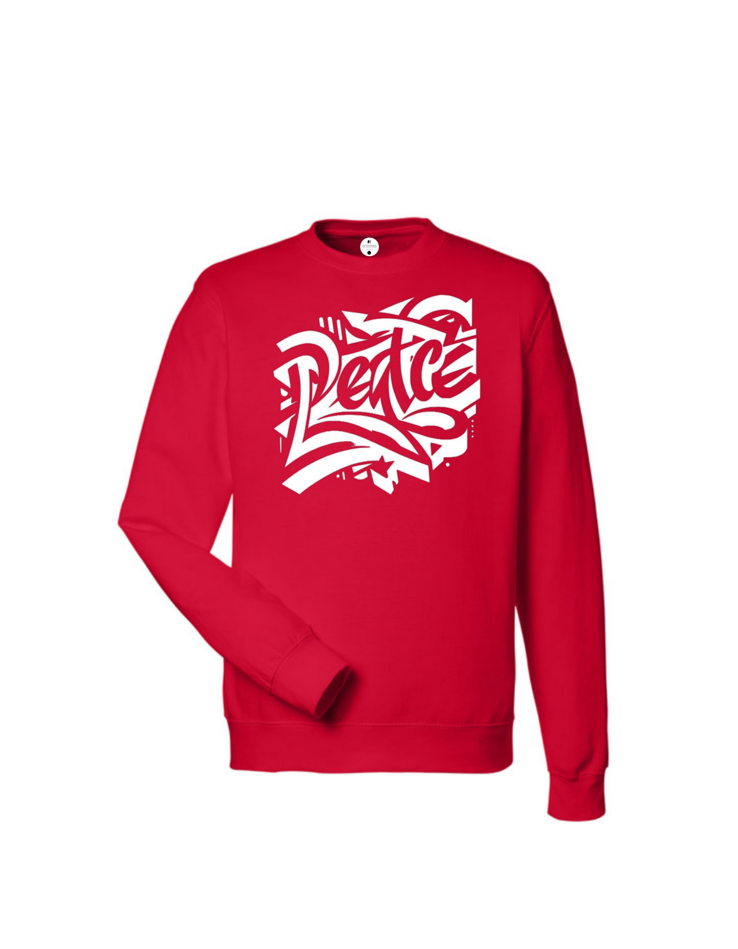 Peace Graphic Crewneck Sweatshirt