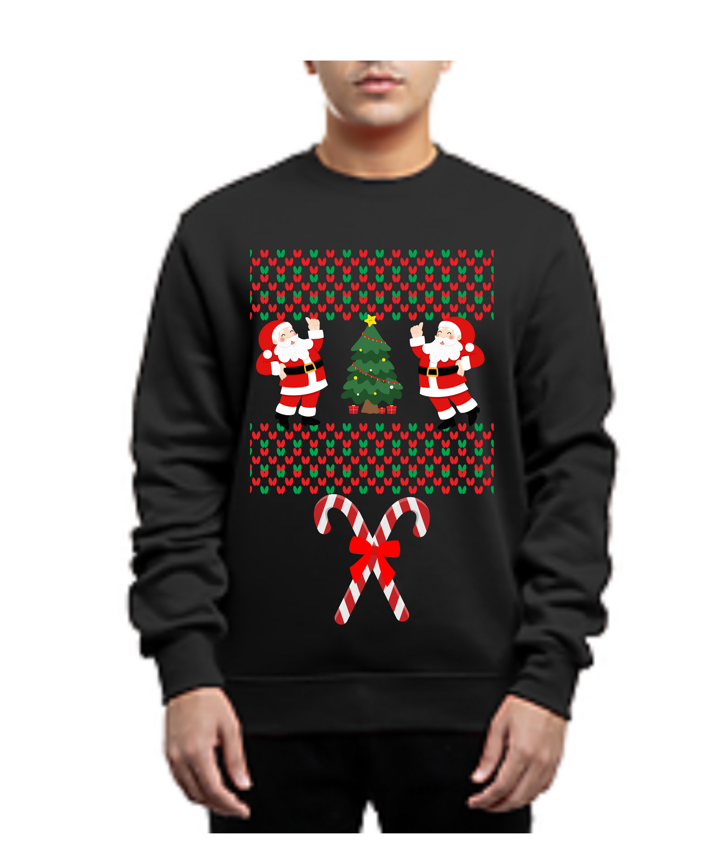 Santa's Cheerful Chaos Sweatshirt