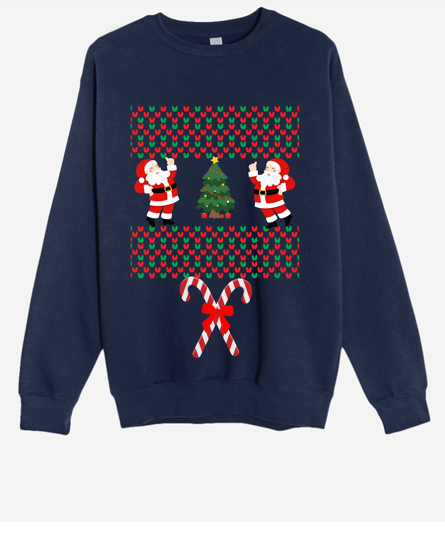 Santa's Cheerful Chaos Sweatshirt