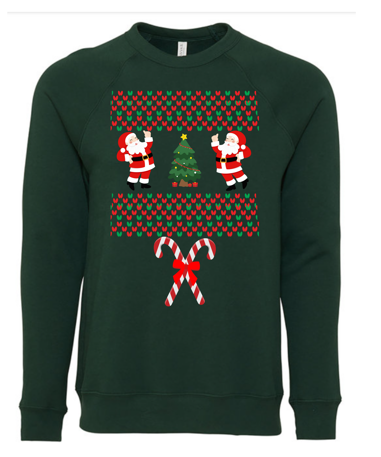 Santa's Cheerful Chaos Sweatshirt