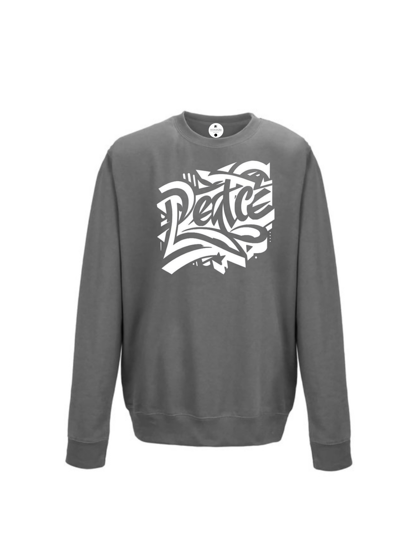 Peace Graphic Crewneck Sweatshirt