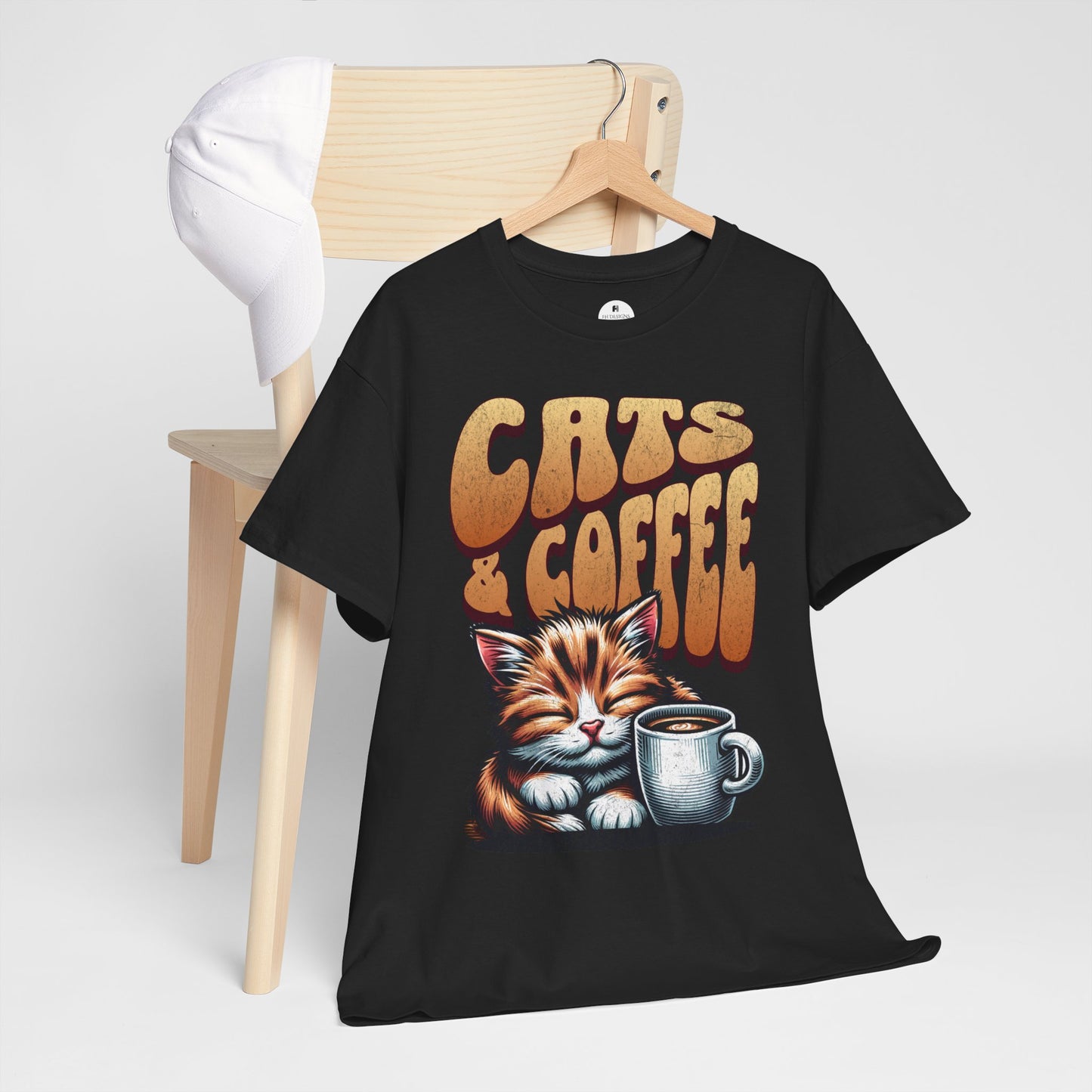 Cats & Coffee Short Sleeve Tee