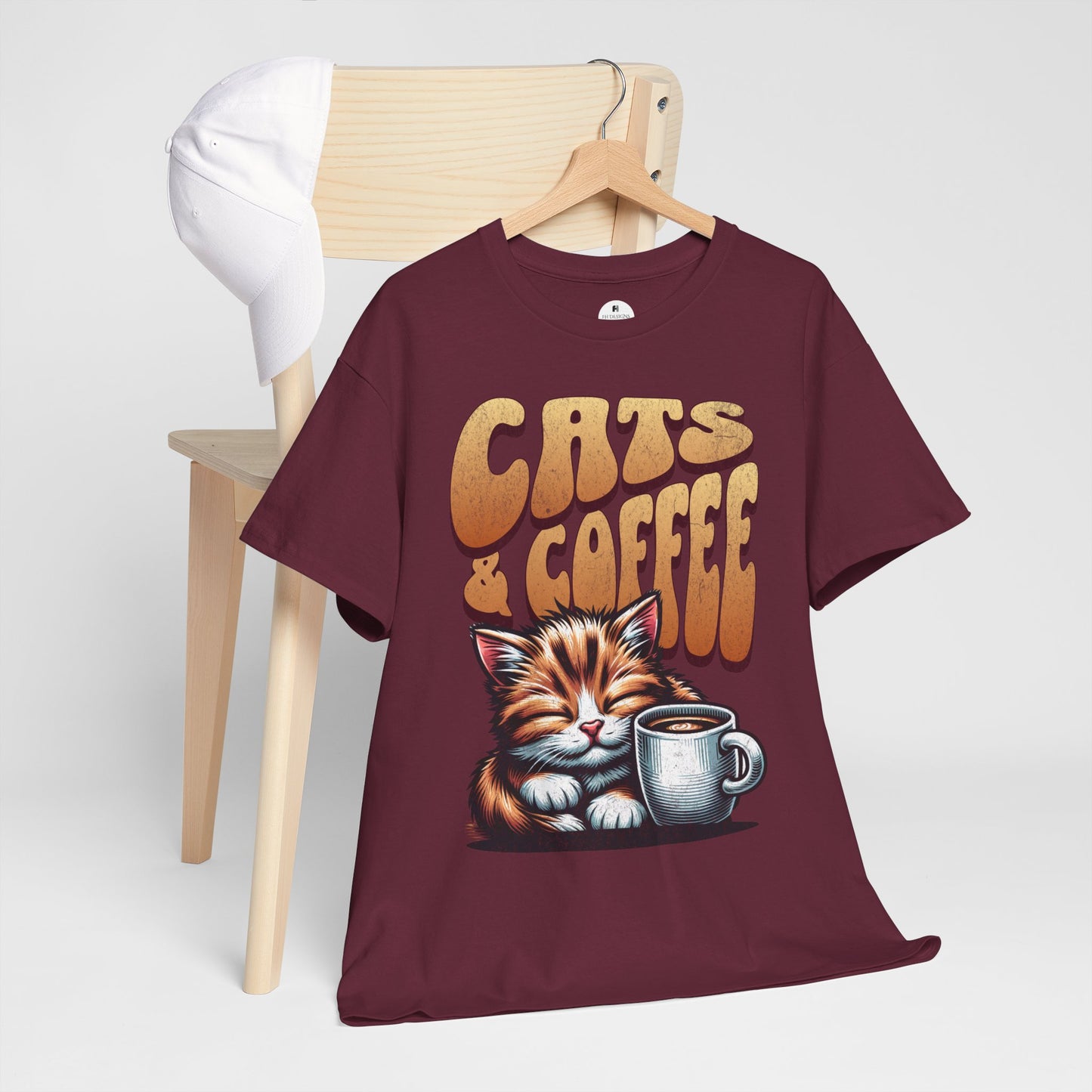 Cats & Coffee Short Sleeve Tee