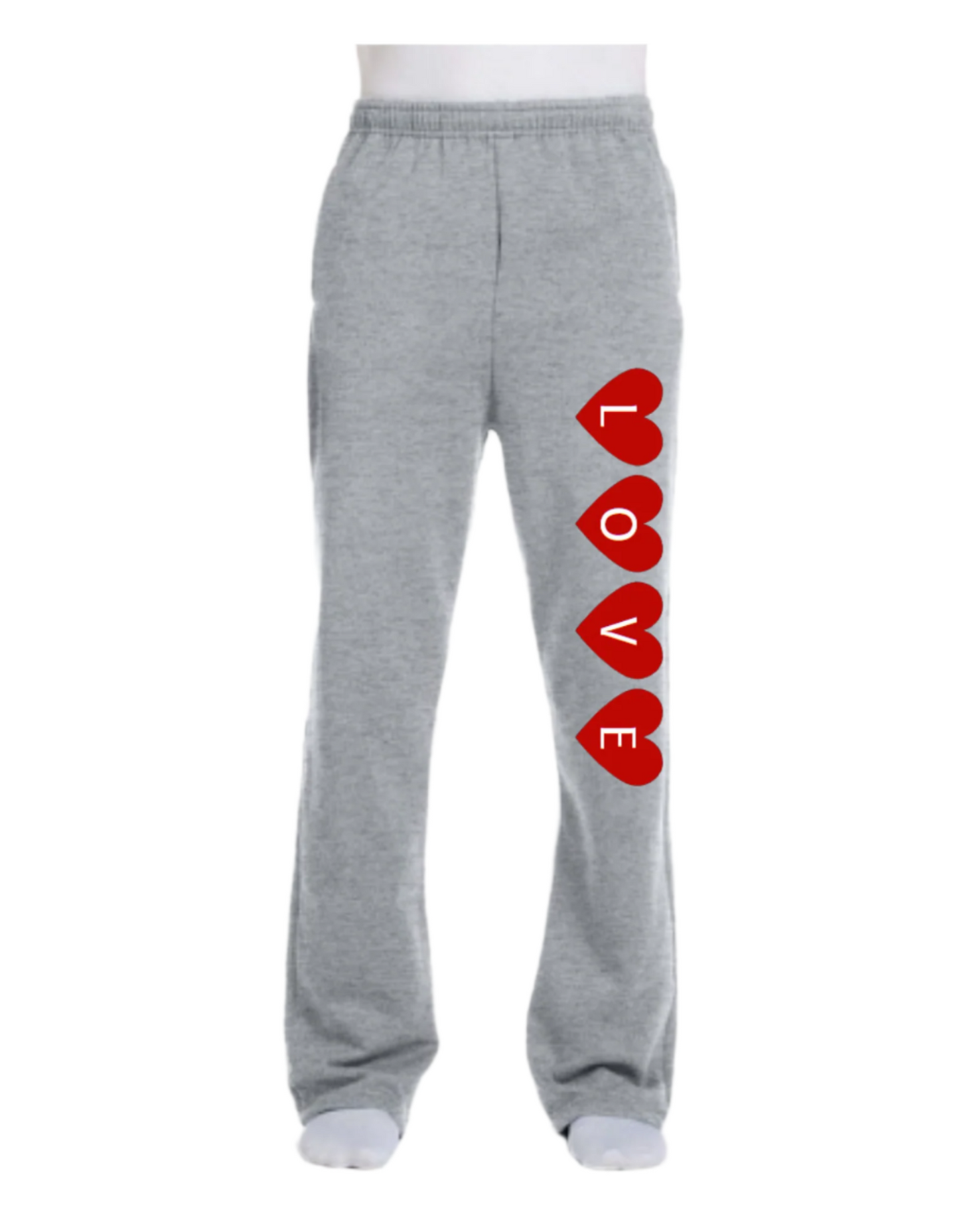Love Lane Open Bottom Sweatpant