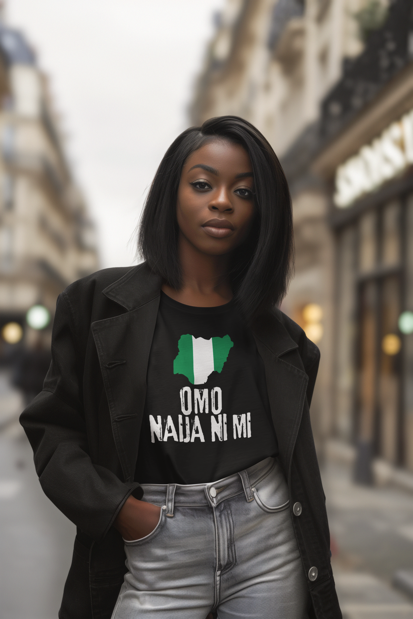 OMO NAIJA NI MI TSHIRT
