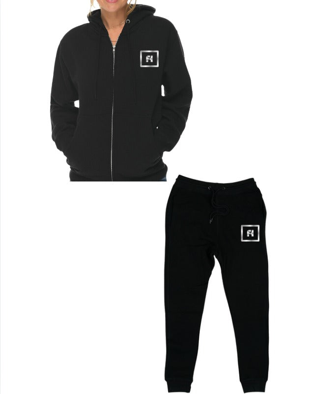 FH Classic Hugs Full Zipper Hoodie & Joggers
