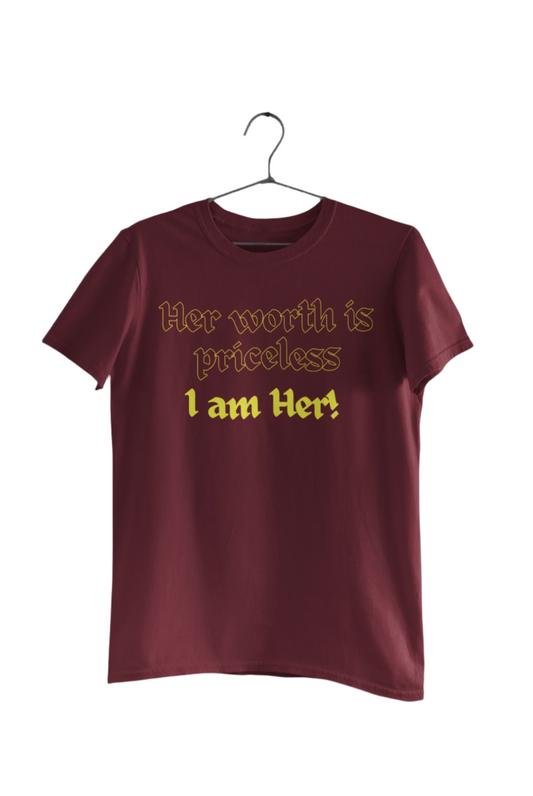 HER WORTH IS PRICELESS TSHIRT