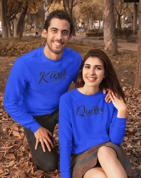 King & Queen Couple Sweatshirt