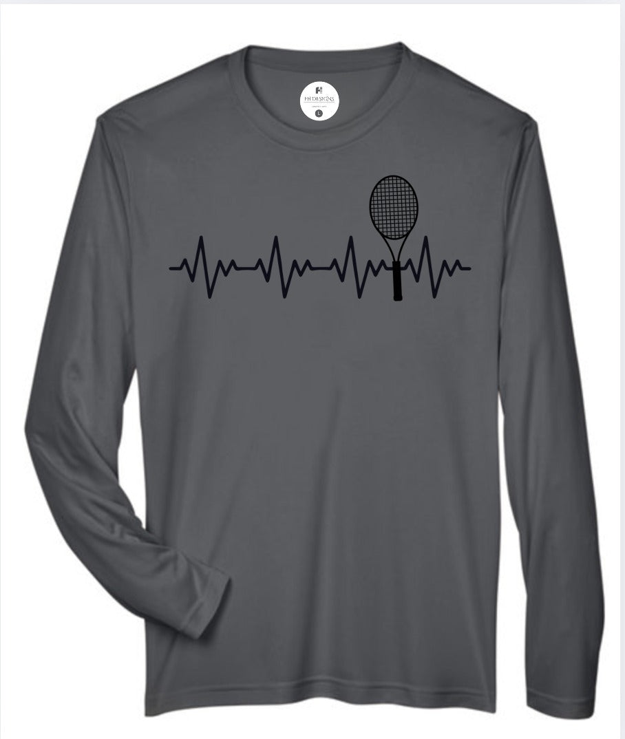Tennis Heartbeat Performance Long-Sleeve Tee