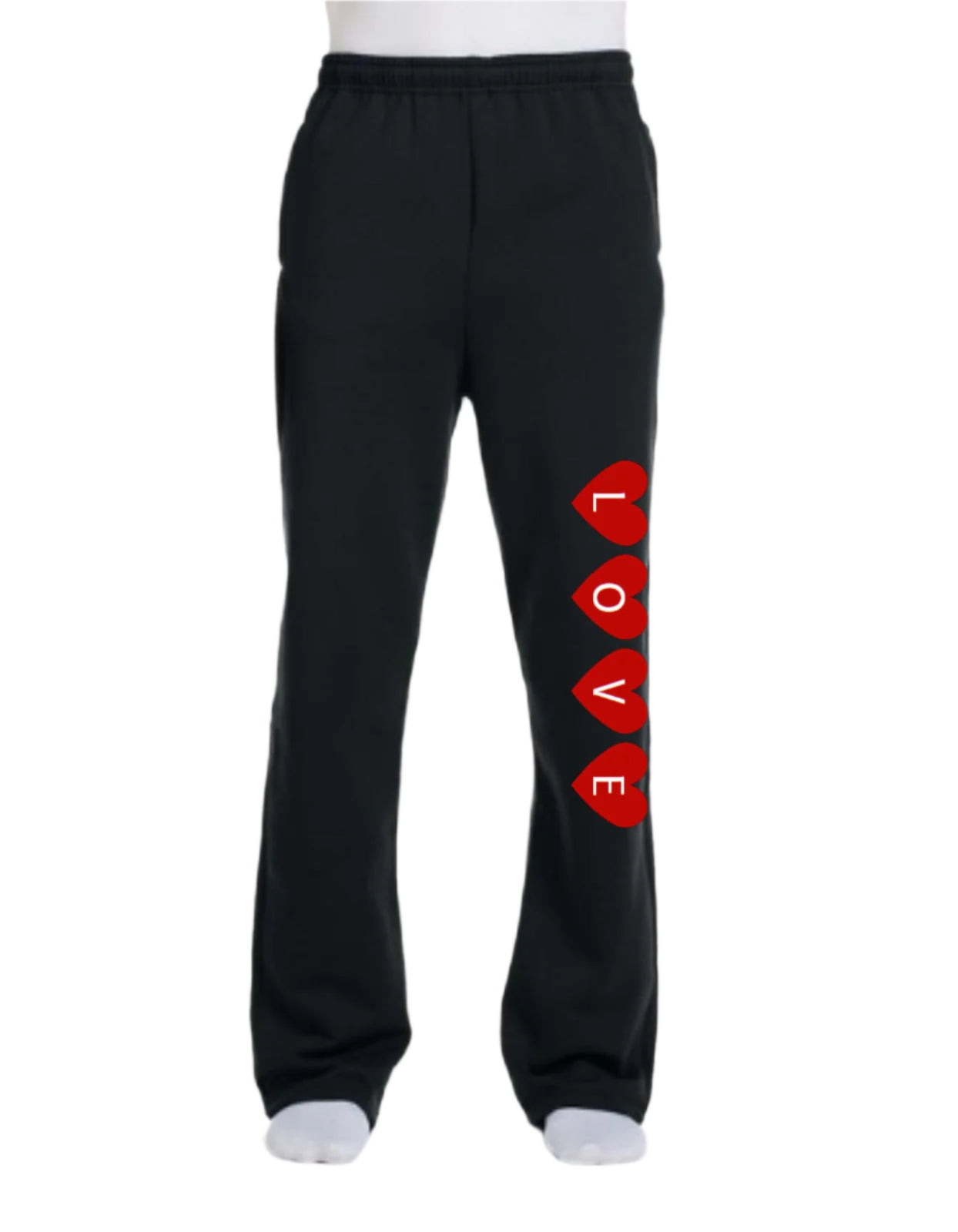 Love Lane Open Bottom Sweatpant