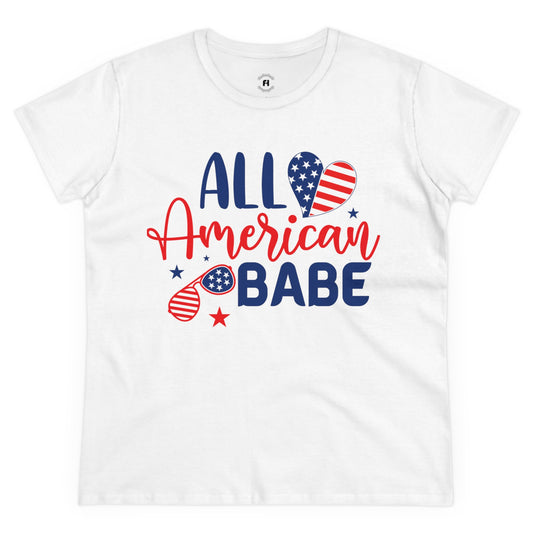 All American Babe  Cotton Tee