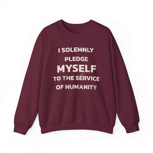 I Pledge Myself Crewneck Sweatshirt