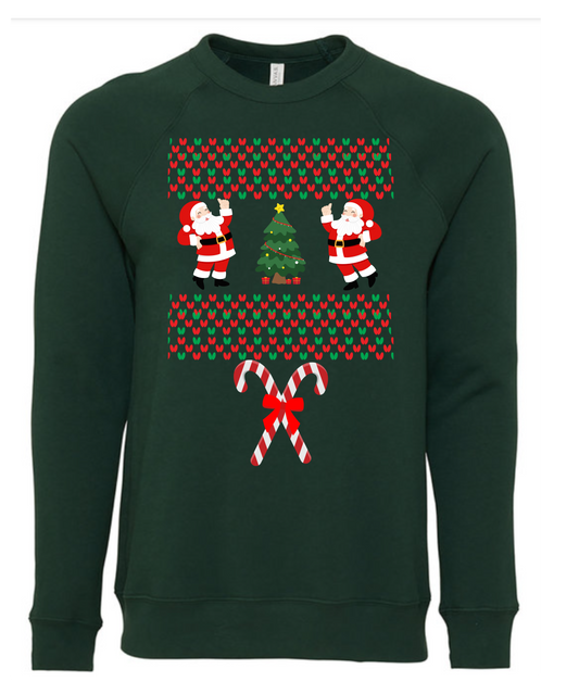 Santa's Cheerful Chaos Sweatshirt
