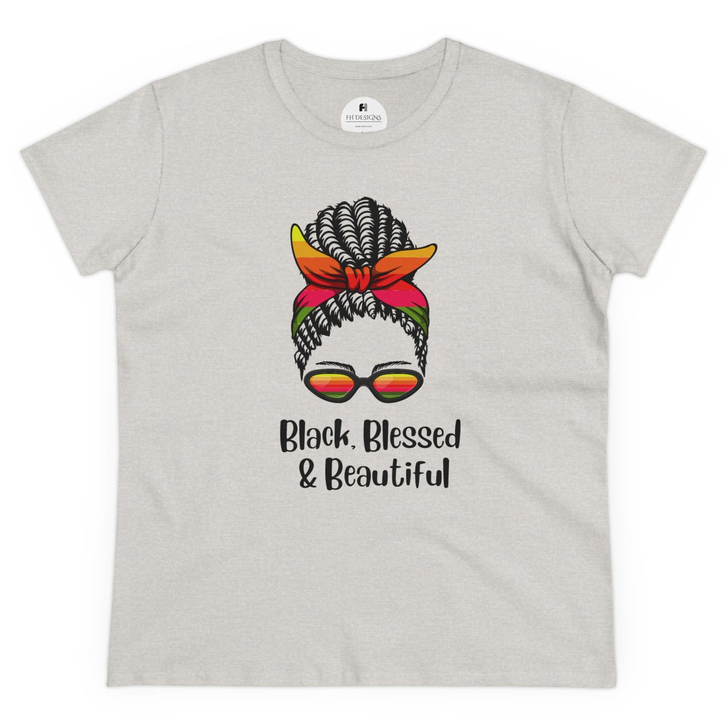 Black Blessed & Beautiful  Cotton Tee