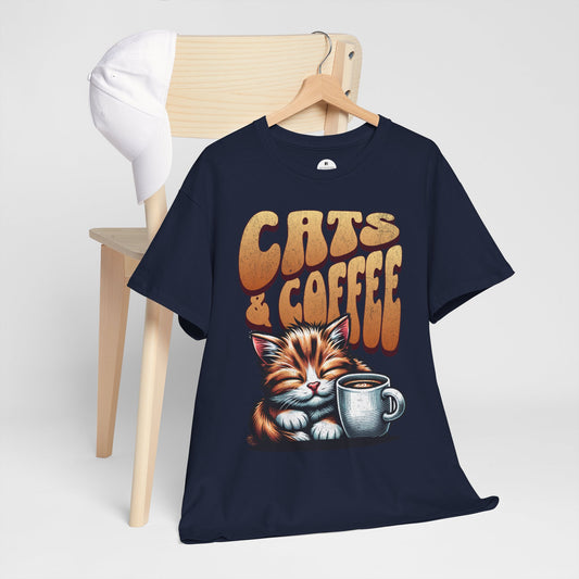 Cats & Coffee Short Sleeve Tee