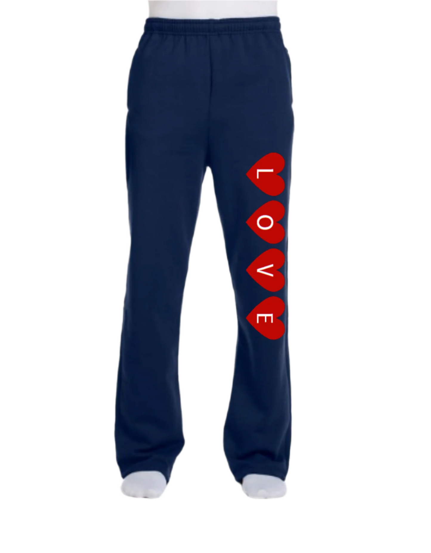 Love Lane Open Bottom Sweatpant
