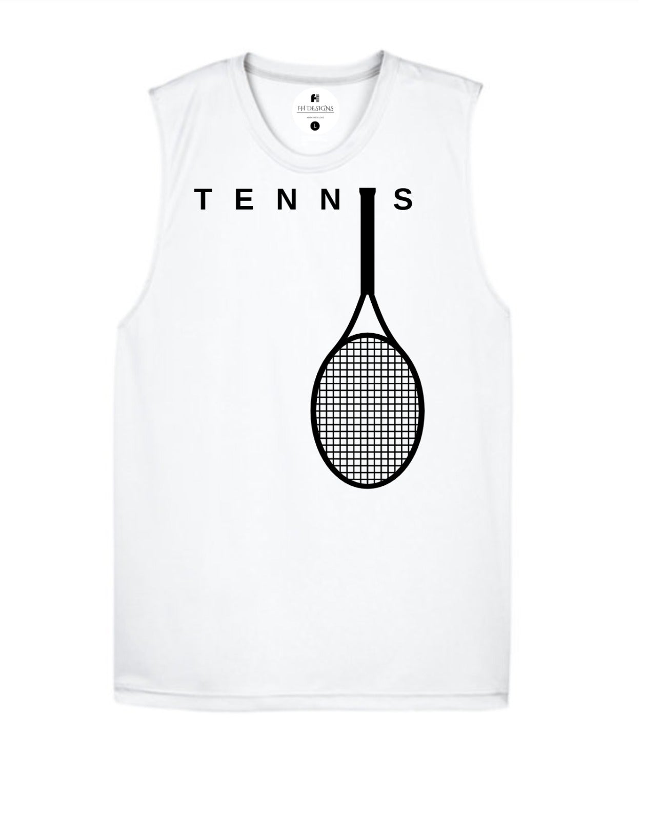 Tennis Vibes Muscle Tee