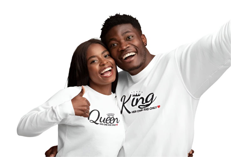 King & Queen Couple Sweatshirt