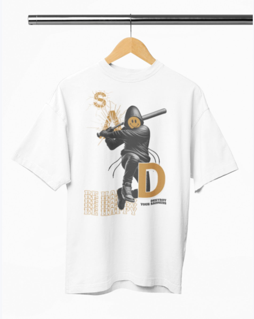Be Happy Cotton Tee